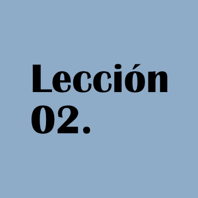 Lección 2